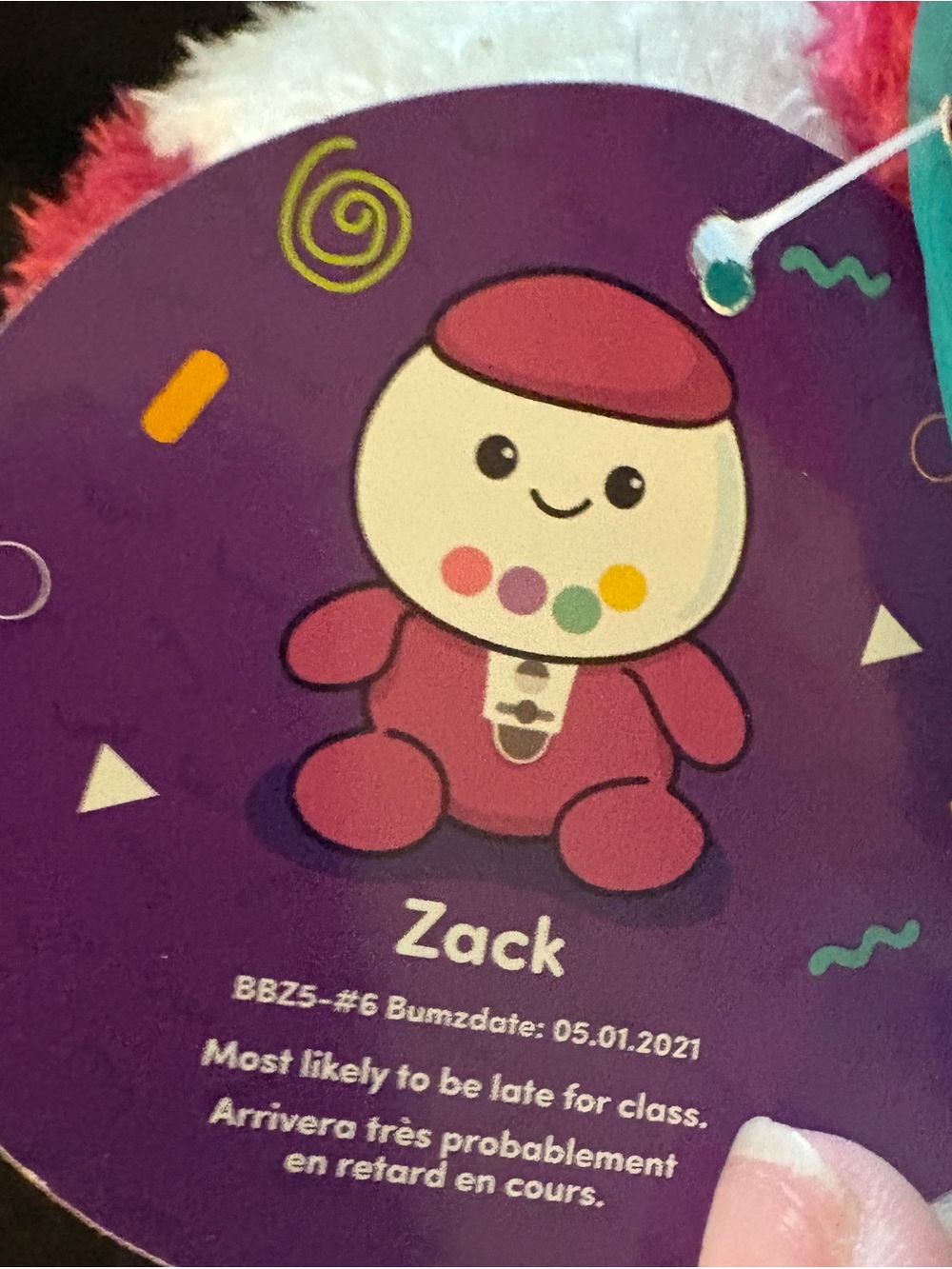 BumBumz Zack Gumball Machine RetroBumz 5” Plush Kellytoy Jazwares NWT - Picture 6 of 6